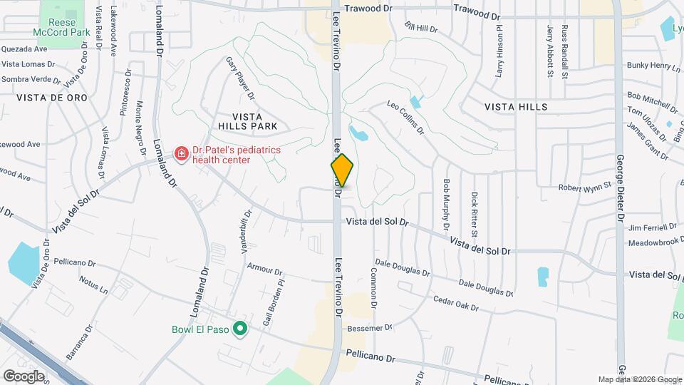 11100 La Quinta Pl Map and Location Details