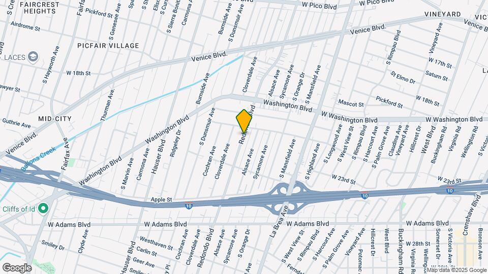 2144 S Redondo Blvd, Unit 2144 Map and Location Details