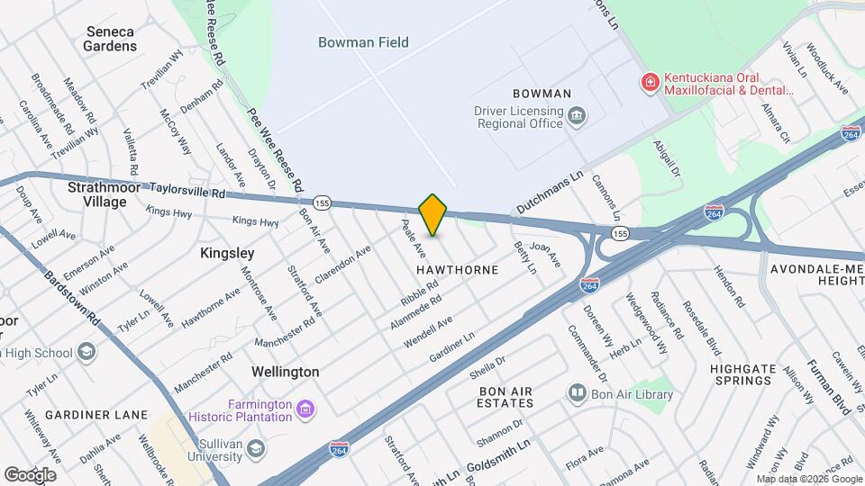 3016 Carson Way Map and Location Details