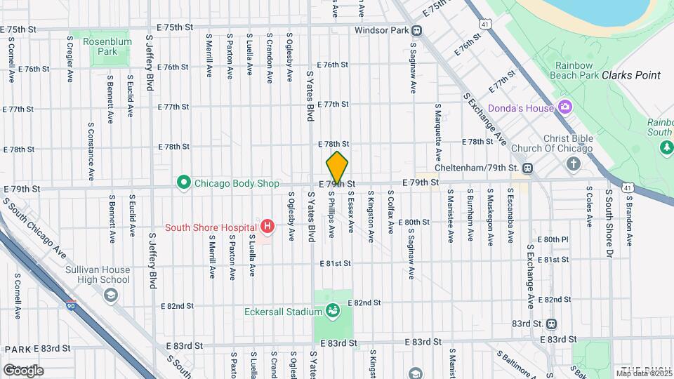 7901 S Phillips Ave Mapa y Detalles de la Ubicación
