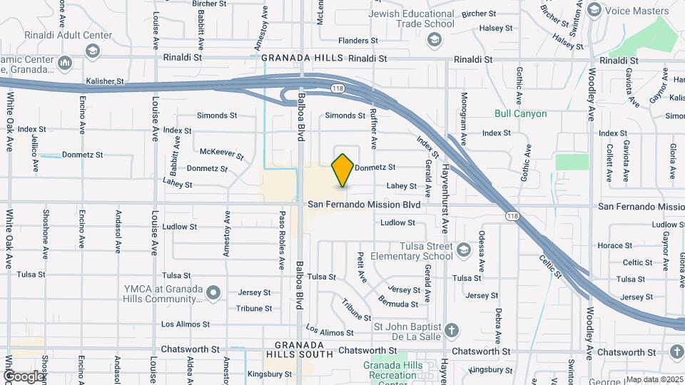 16857 San Fernando Mission Blvd Map and Location Details