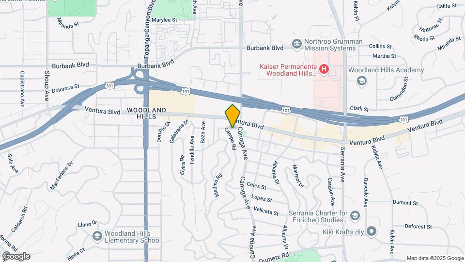 5338 Campo Rd Map and Location Details