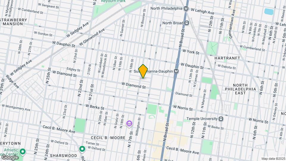 1641 Edgley St Mapa y Detalles de la Ubicación