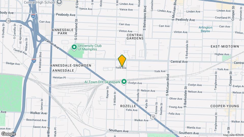 1589 York Ave Map and Location Details