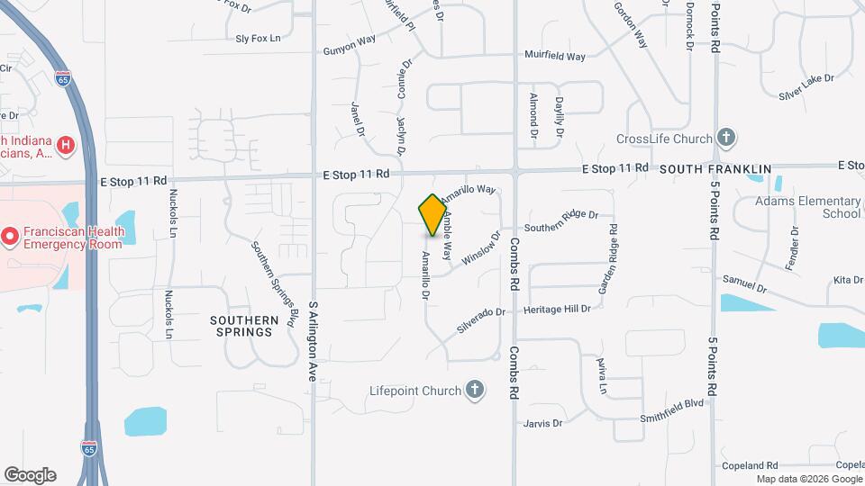 8177 Amarillo Dr Mapa y Detalles de la Ubicación