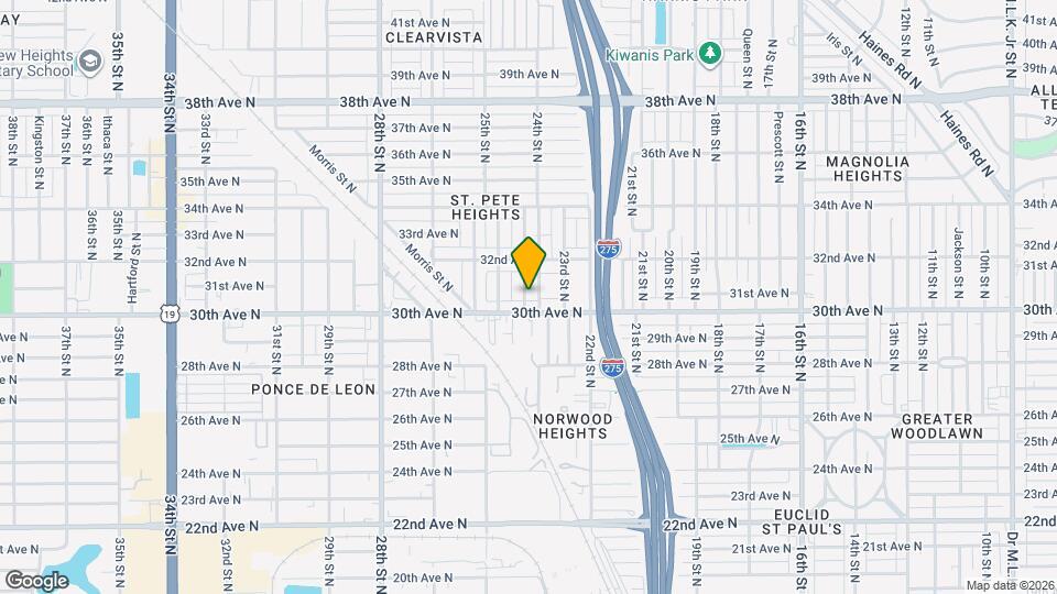 3021 Xenia St N Map and Location Details