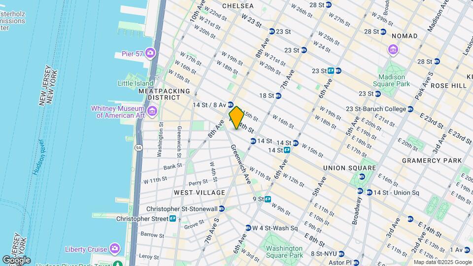 231 W 13th St Mapa y Detalles de la Ubicación