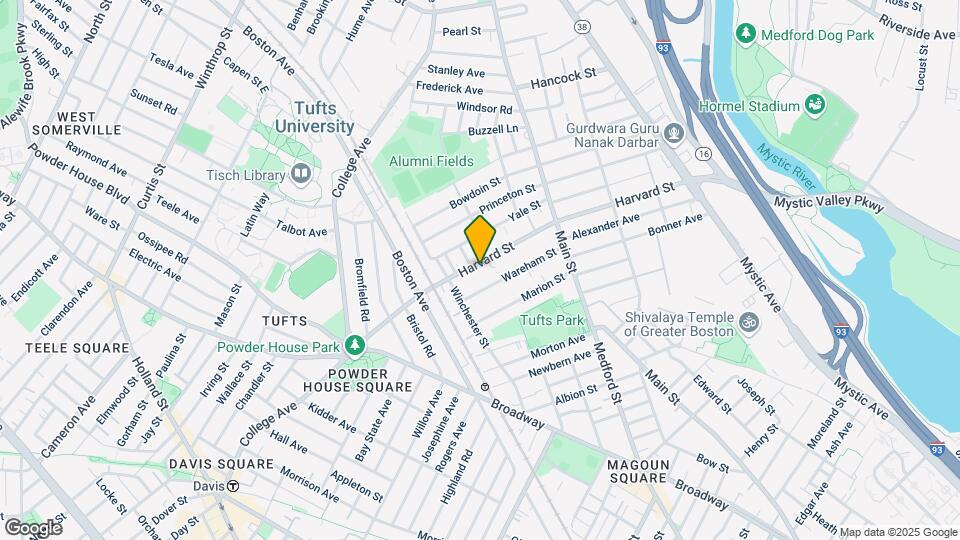 254 Harvard St, Unit 2 Map and Location Details