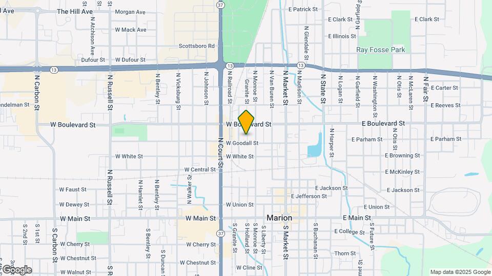 400 W Goodall St Map and Location Details