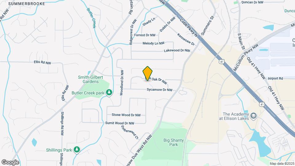 1206 Willow Ct NW Map and Location Details