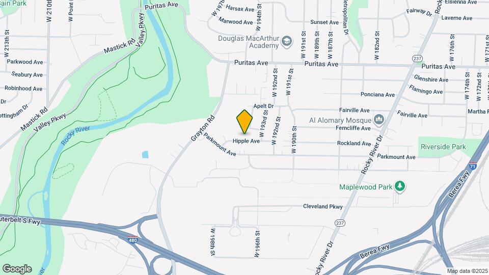 19334 Hipple Ave Map and Location Details