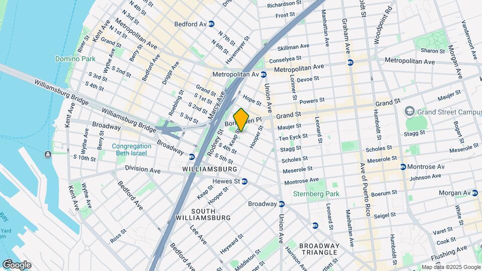 376 Keap St Map and Location Details