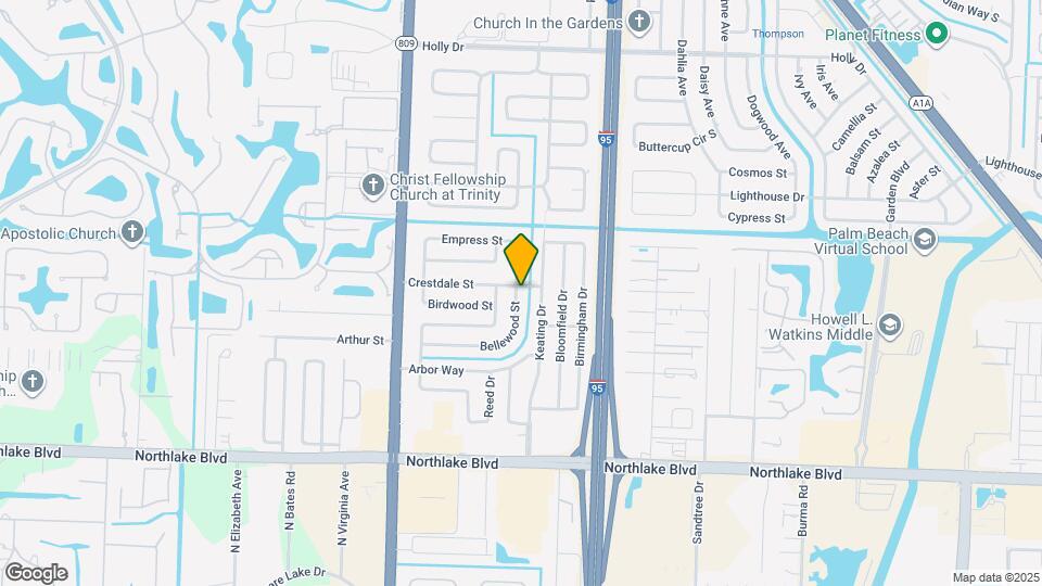 9412 Bellewood St Map and Location Details