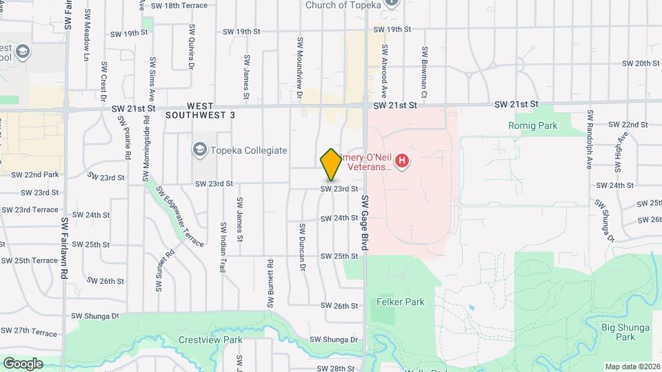 4008 SW 23rd St Map and Location Details