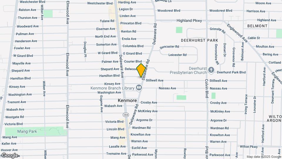 214 Delaware Rd, Unit Upper Map and Location Details