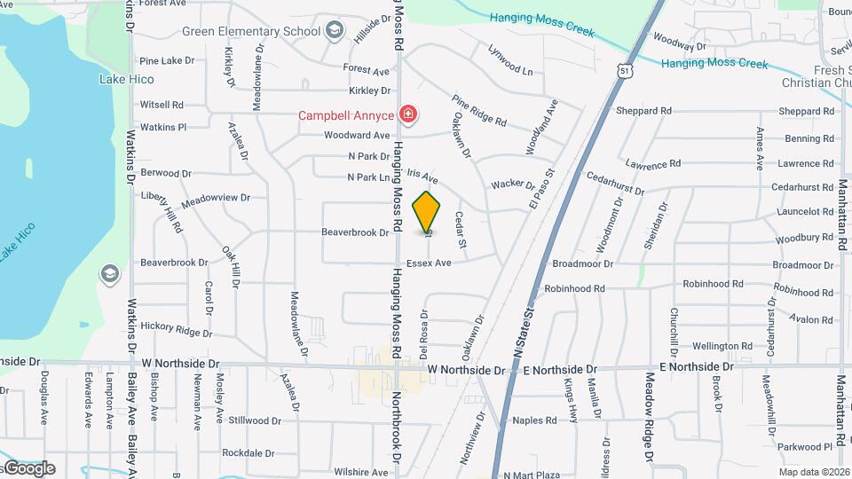 4129 Plaza St Map and Location Details