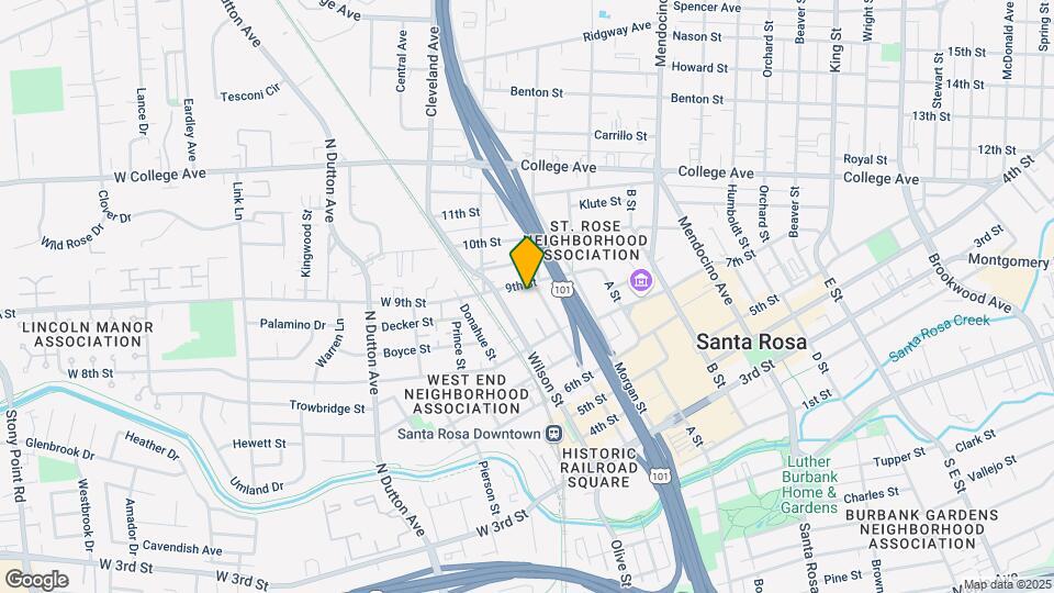 745 Davis St Map and Location Details