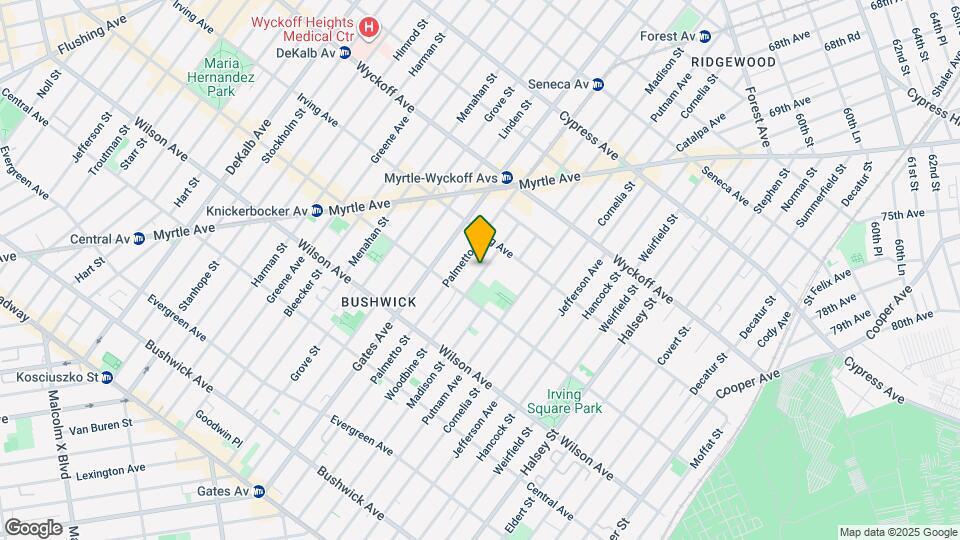 317 Woodbine St Map and Location Details