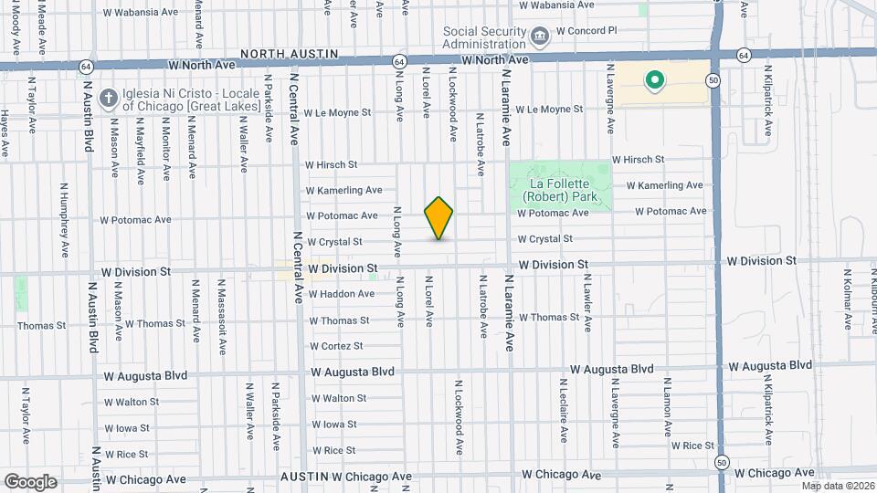 5321 W Crystal St Map and Location Details