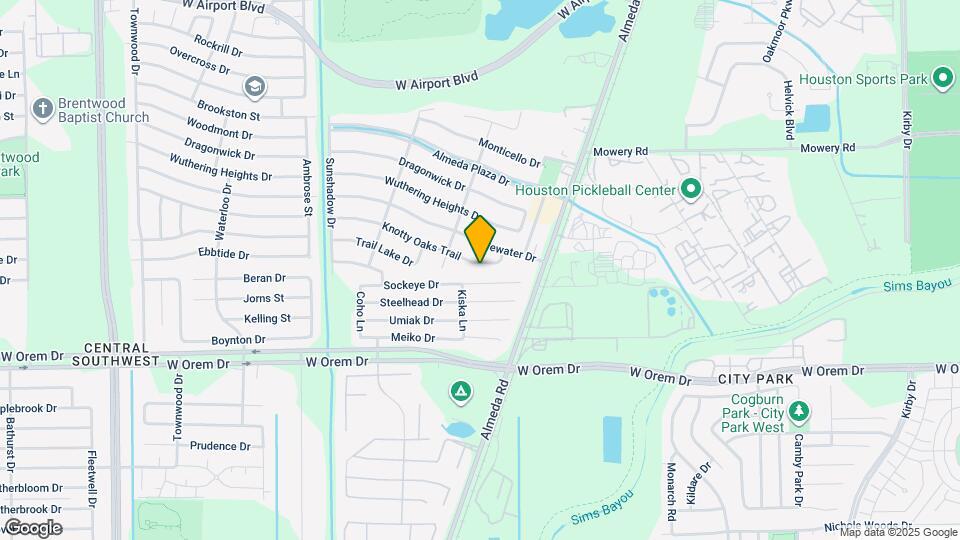 2707 Knotty Oaks Trail Map and Location Details