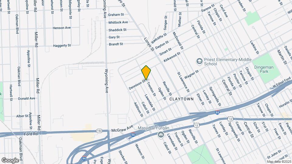 8611 Dennison St Map and Location Details
