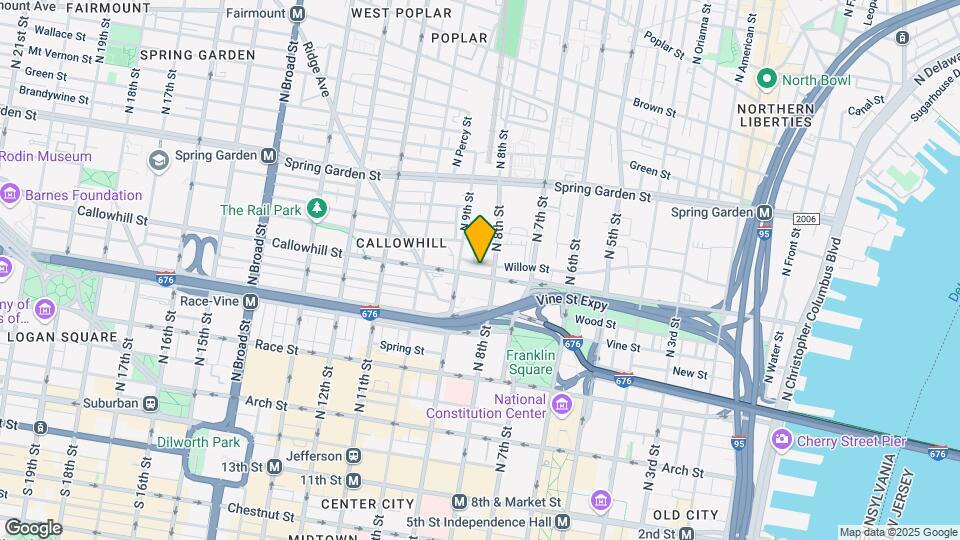 800 Callowhill St Mapa y Detalles de la Ubicación