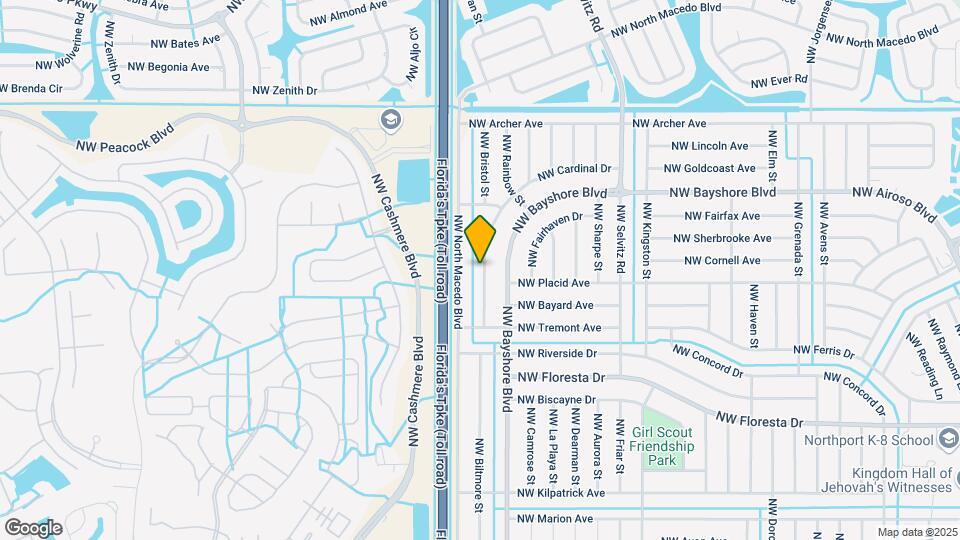 602 NW Cardinal Dr Map and Location Details