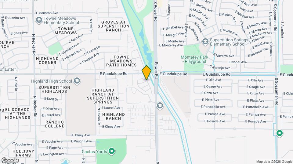 4737 E Barbarita Ave Map and Location Details