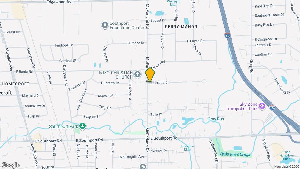 6605 McFarland Rd Map and Location Details