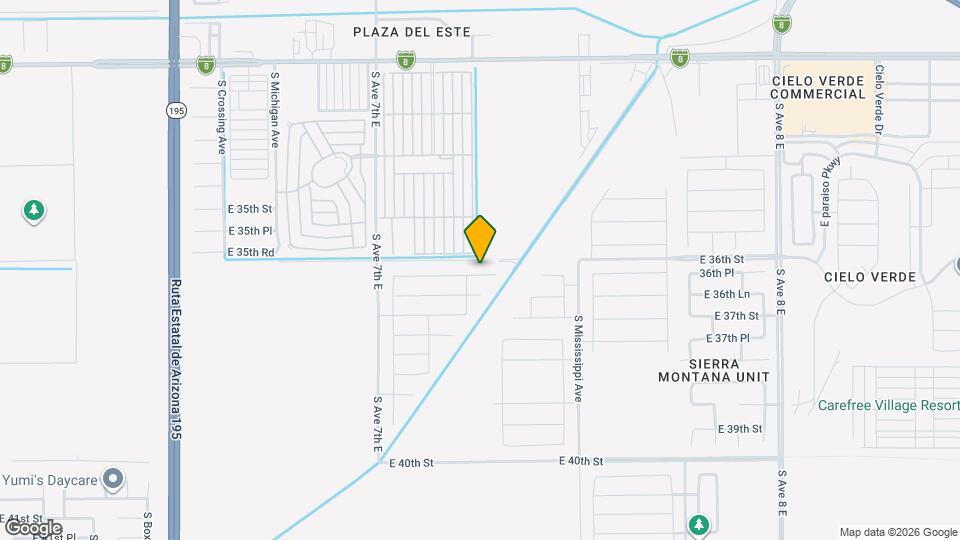 7258 36th Pl Map and Location Details