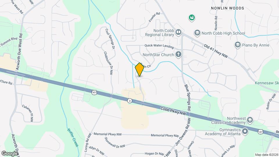 3548 Butler Springs Trace Mapa y Detalles de la Ubicación