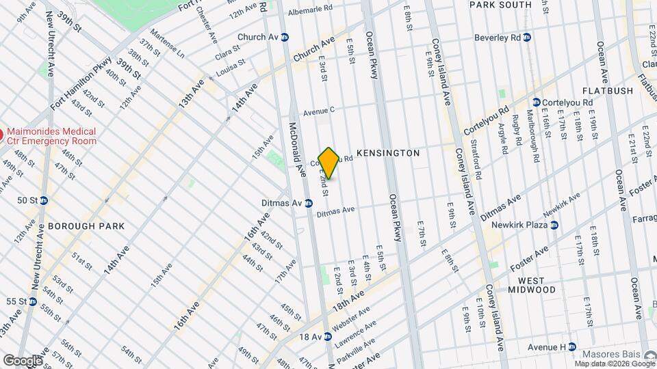 589 E 2nd St, Unit 3 Mapa y Detalles de la Ubicación