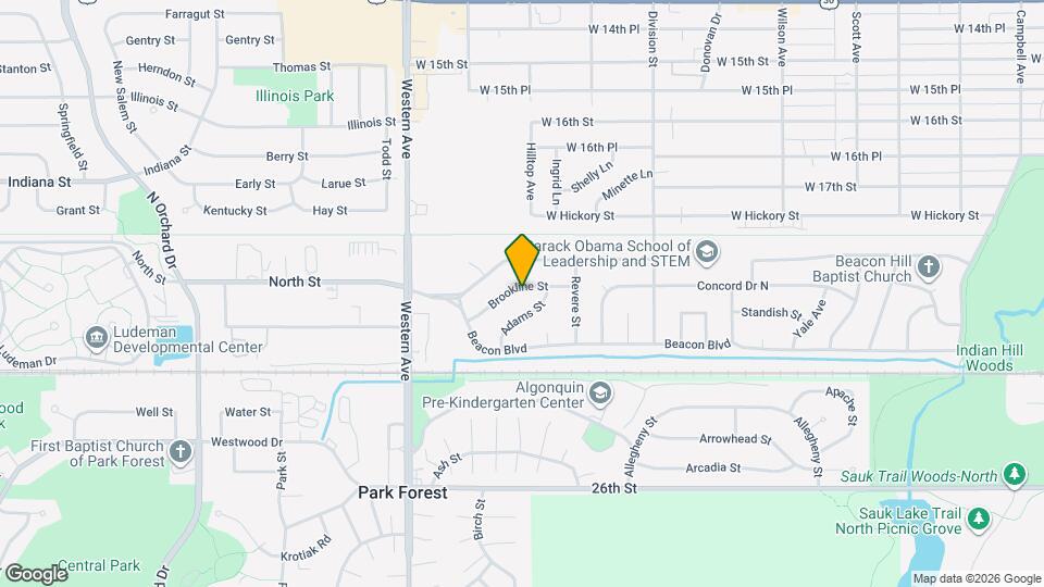 592 Brookline St Map and Location Details