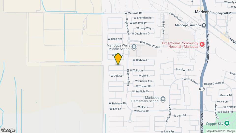46039 W Amsterdam Rd Mapa y Detalles de la Ubicación