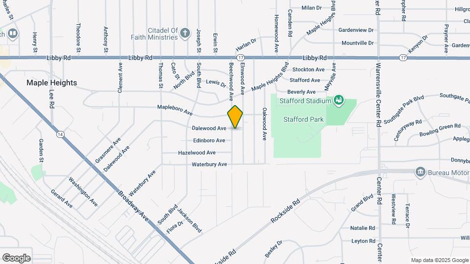 5505 Beechwood Ave Map and Location Details