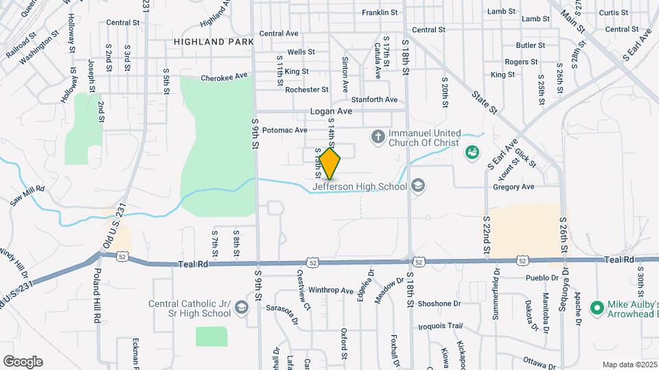 1313 Warren Dr Map and Location Details