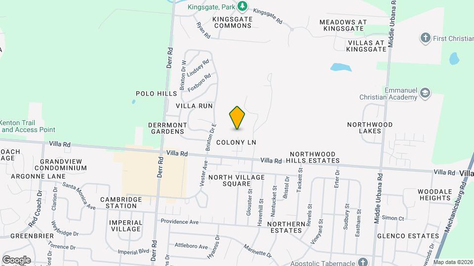 3050 Colony Ln Map and Location Details