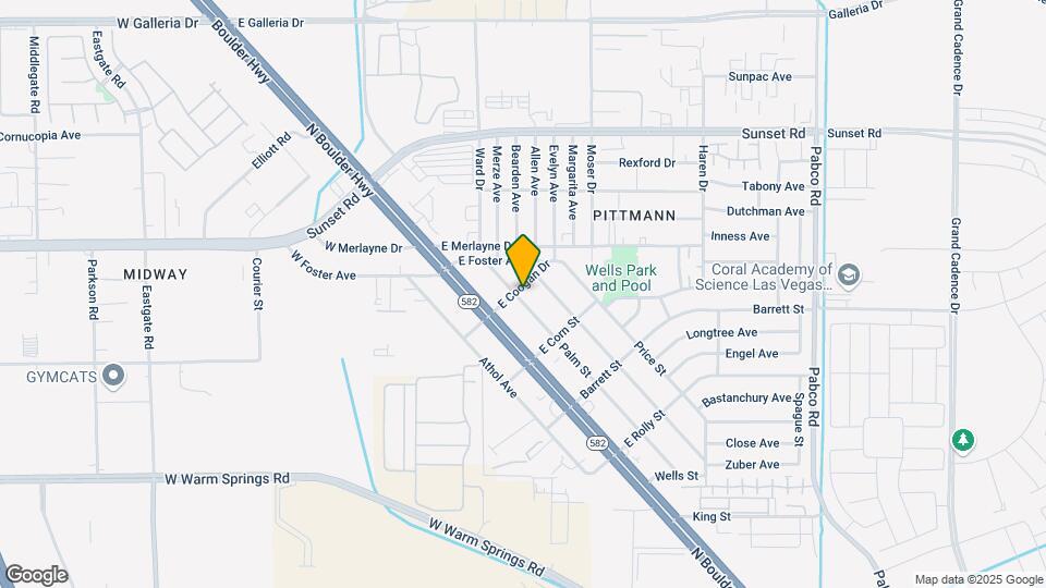 1648 Palm St Map and Location Details