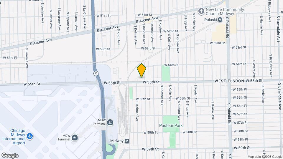 4510 W 55th St Map and Location Details