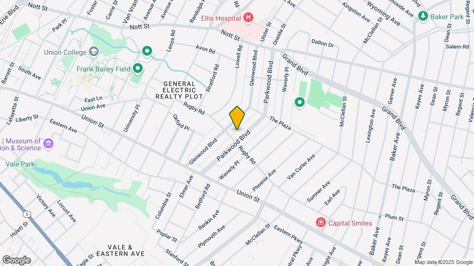 1119 Parkwood Blvd Map and Location Details