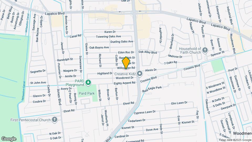 5036 Highland Dr Map and Location Details