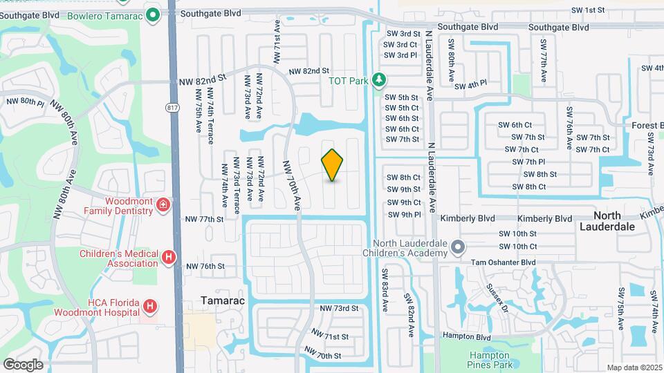7811 NW 68th Ave Map and Location Details