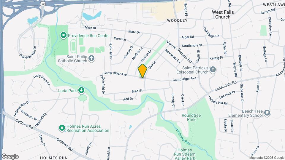 7401 Camp Alger Ave Map and Location Details