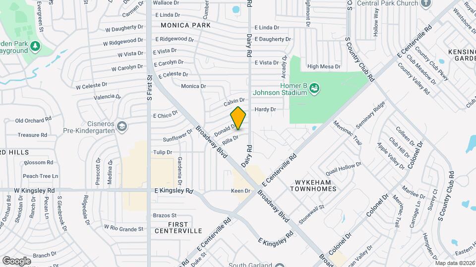 709 Rilla Dr Map and Location Details