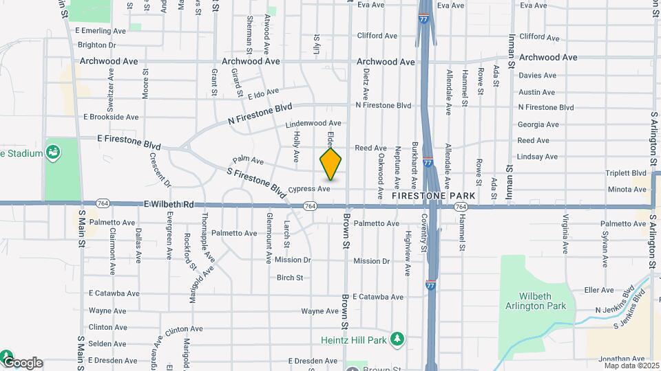 423 Cypress Ave Map and Location Details