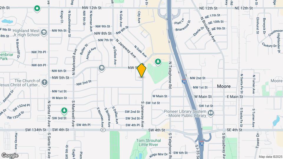 701 NW 2nd St Map and Location Details