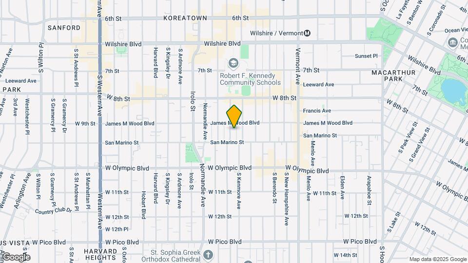912 Fedora St Map and Location Details