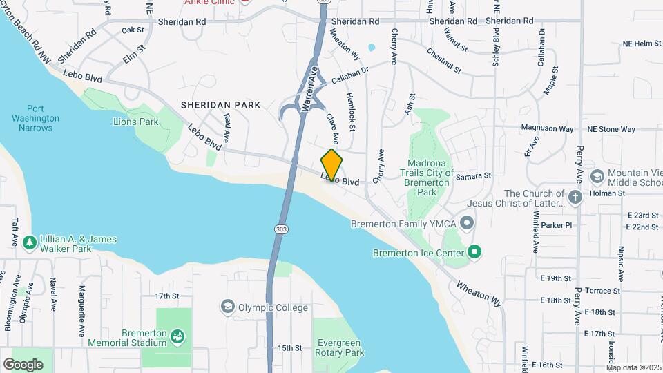 1115 Campbell Way Map and Location Details