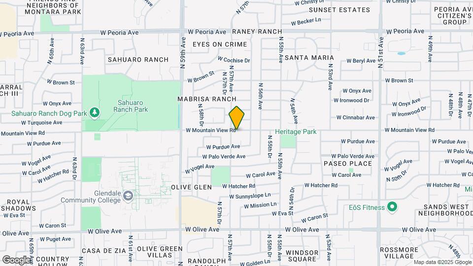 5643 W Mountain View Rd Map and Location Details
