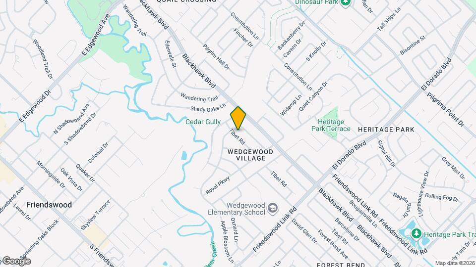 16107 Tibet Rd Map and Location Details